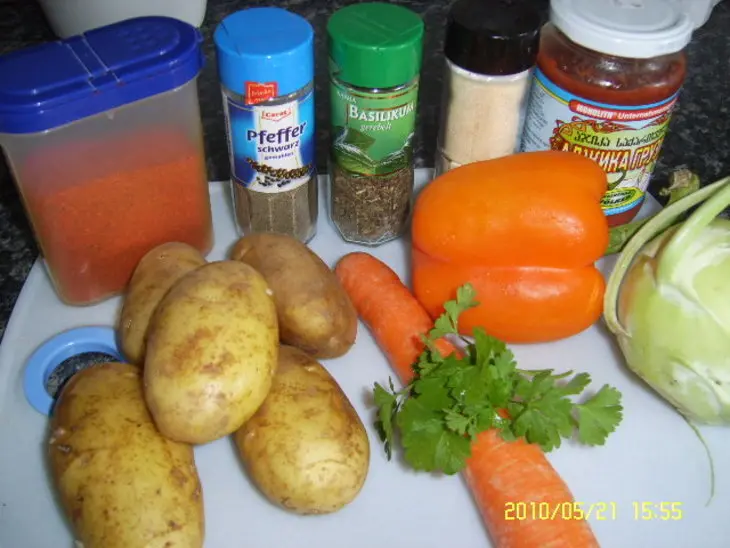 Шницель нежный,с гарниром из овощей: шаг 5