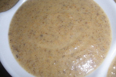 Грибной крем-суп под шапкой из сливок и пармезана: шаг 4