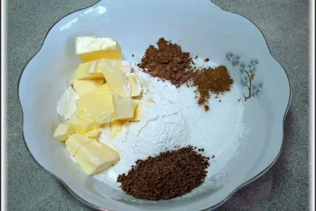 Шоколадные розетки с сорбе "холодный поцелуй в сердце".: шаг 2