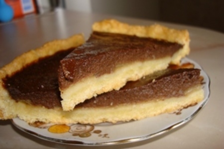 Пирог с грушей под шоколадной карамелью: шаг 8