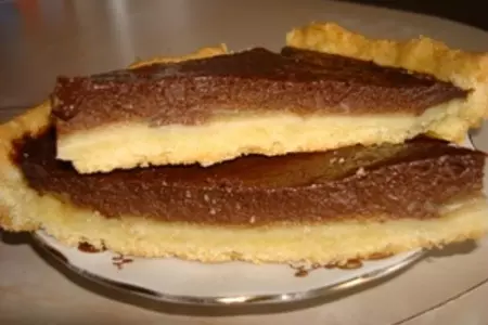 Пирог с грушей под шоколадной карамелью: шаг 9