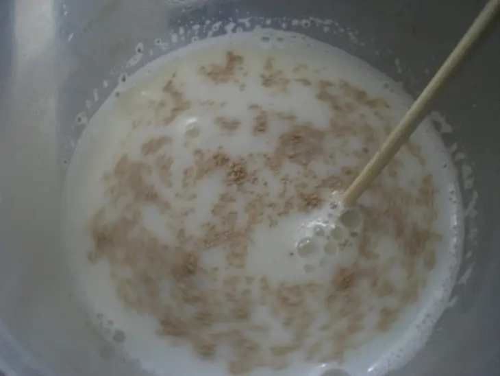 Очень вкусный хлеб из коричневого риса без содержания глютена( клейковины): шаг 7