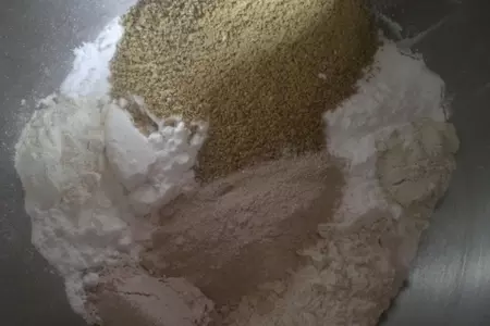 Очень вкусный хлеб из коричневого риса без содержания глютена( клейковины): шаг 8