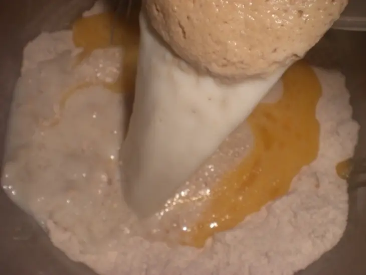 Очень вкусный хлеб из коричневого риса без содержания глютена( клейковины): шаг 15
