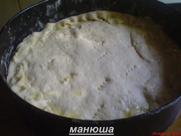 Цитрусовый пирог из лёгкого теста на кефире: шаг 5