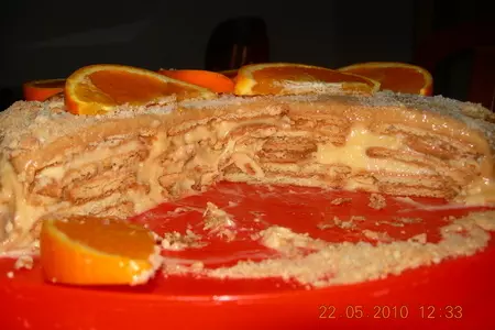 Cremoso de leite condensado или торт из печенья: шаг 2