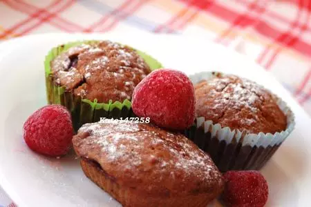 Бананово-клубничные кексики (маффины)_bаnаnа strawberry muffins: шаг 8