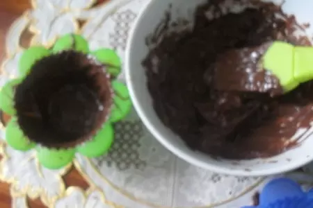 Шоколадные тарталетки с творожным десертом: шаг 1