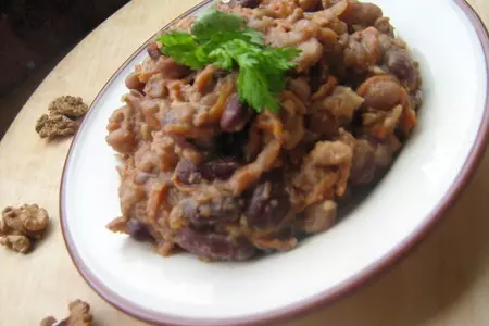 Закуска из фасоли в грузинском стиле.: шаг 8