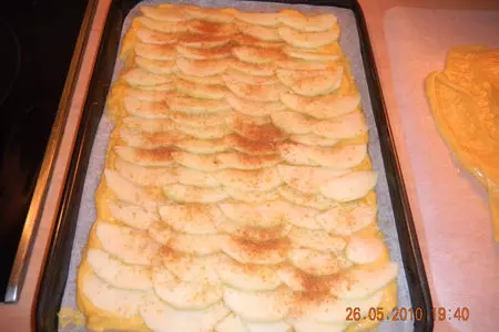 Альмойшавена с яблоками: шаг 5