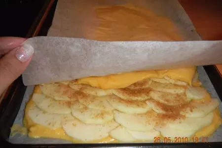 Альмойшавена с яблоками: шаг 6