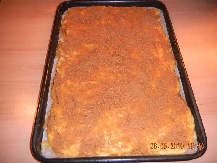 Альмойшавена с яблоками: шаг 7