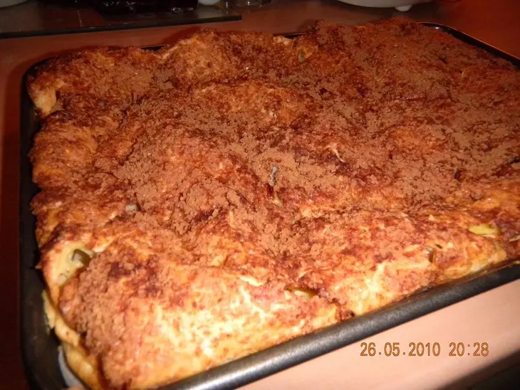 Альмойшавена с яблоками: шаг 8