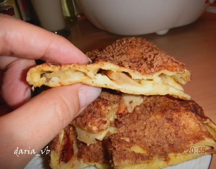 Альмойшавена с яблоками: шаг 9
