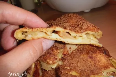 Альмойшавена с яблоками: шаг 9