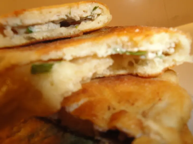 Лепёшки с мясом: шаг 6