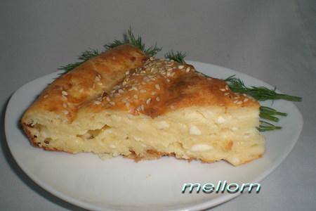 Творожно-сырный пирог: шаг 7