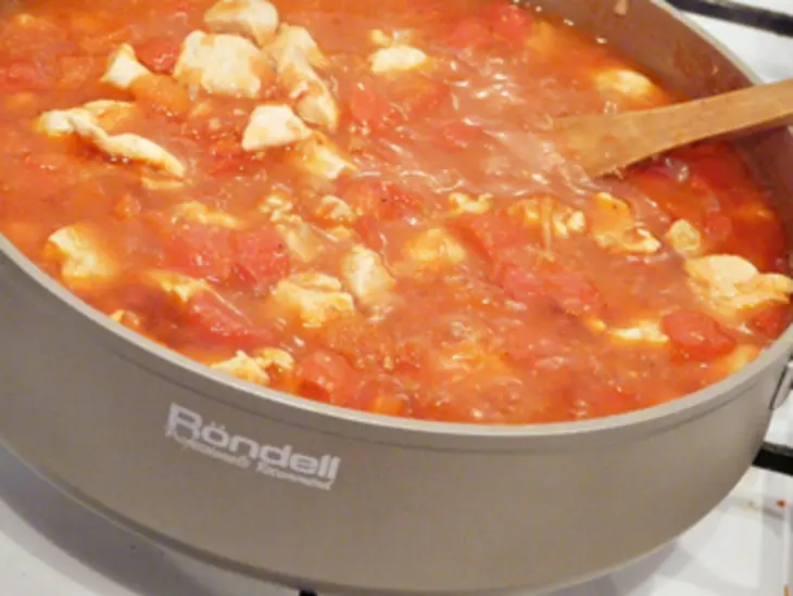 Венгерский паприкаш из куриного мяса.: шаг 6