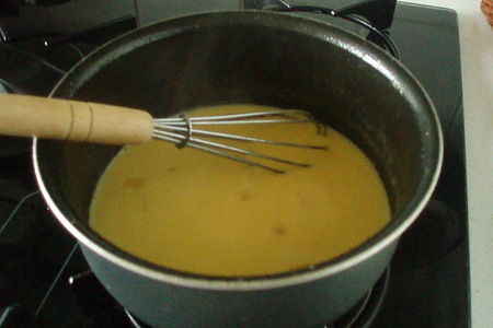 Букет из семги с шафрановым соусом: шаг 4