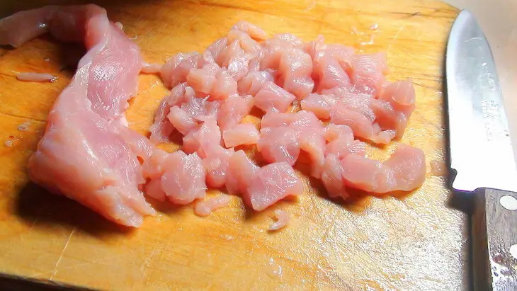 Террин из курицы с фисташками под сырной корочкой.: шаг 5