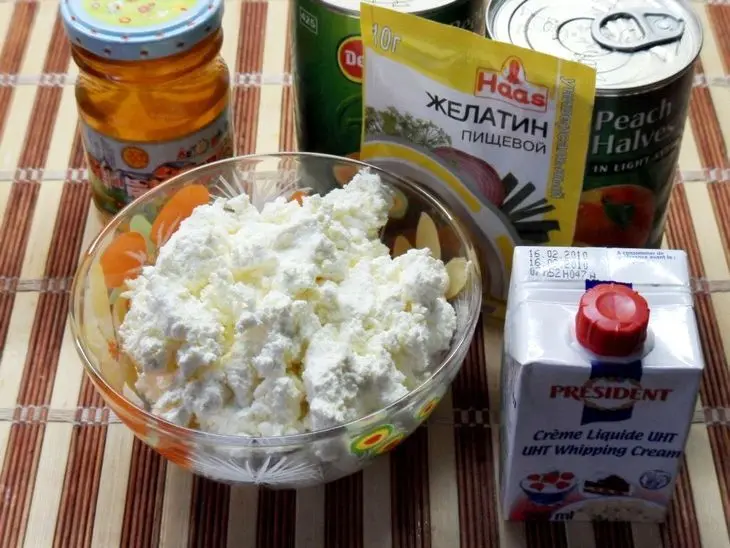 Творожный десерт: шаг 1