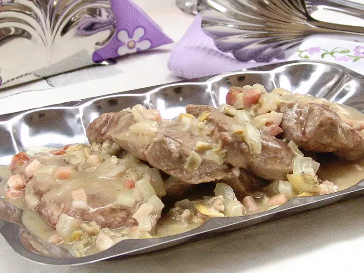 Говядина с моллюсками: шаг 1