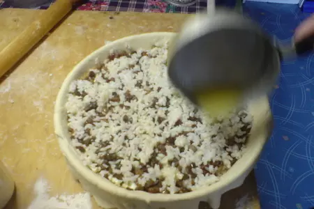 Сдобный татарский пирог *губадия*: шаг 6