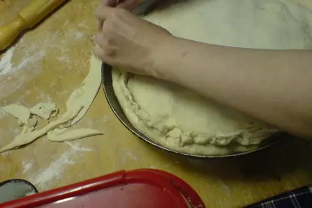 Сдобный татарский пирог *губадия*: шаг 8