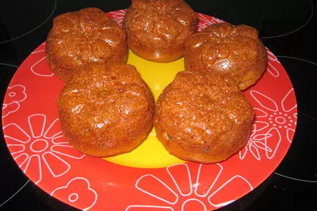 Медовые кексики с цукатами и орехами: шаг 4