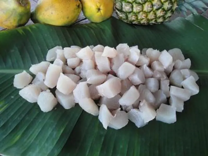 Raw wahoo with lime(рыба в лайме): шаг 3
