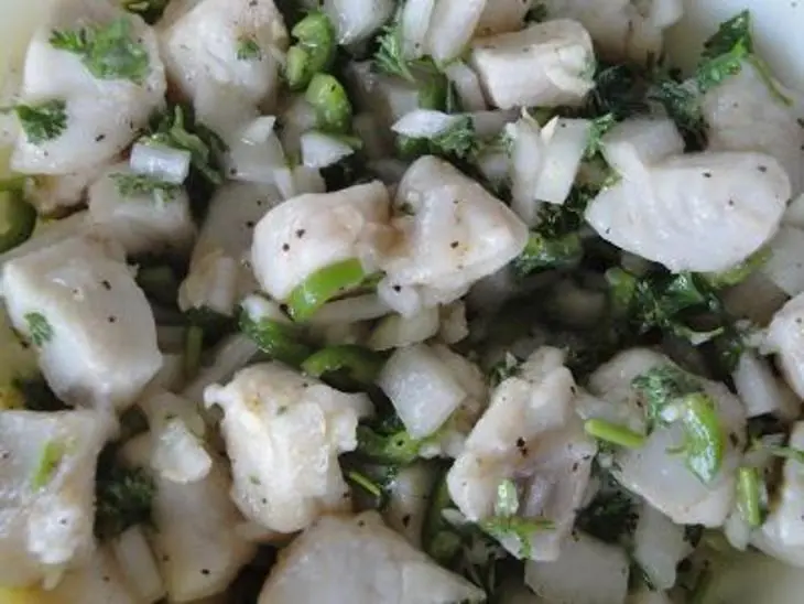 Raw wahoo with lime(рыба в лайме): шаг 5