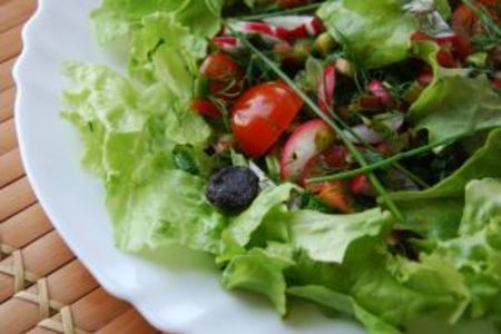 Овощной салат с ревенем: шаг 5