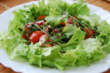 Овощной салат с ревенем: шаг 6