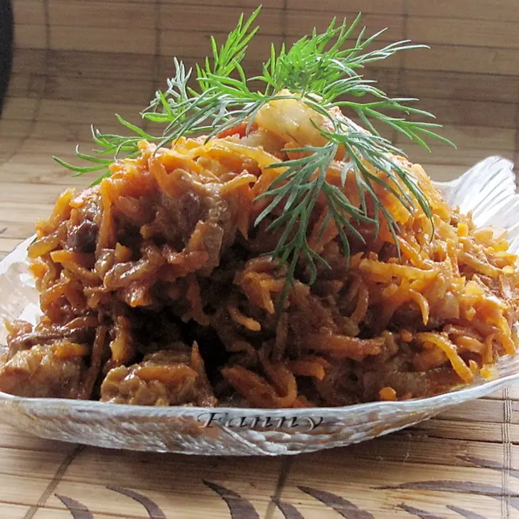 Рыба под маринадом с грибами: шаг 4