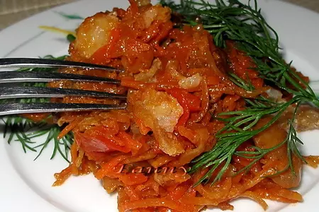 Рыба под маринадом с грибами: шаг 5