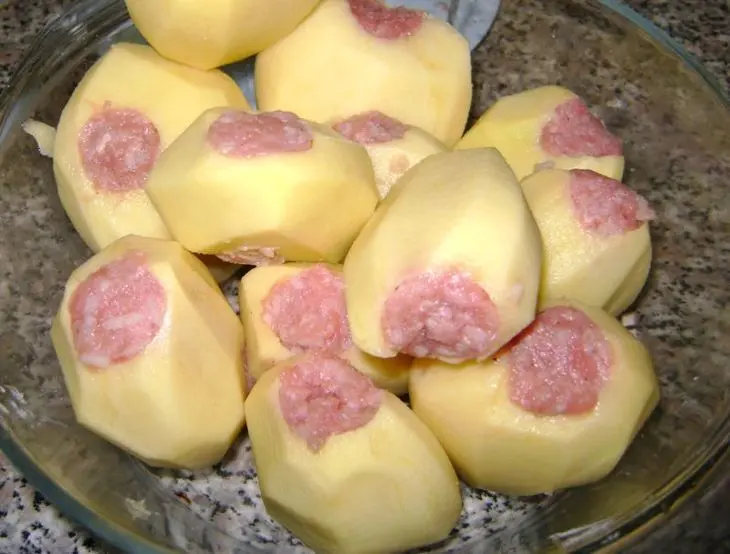 Фаршированный картофель: шаг 3