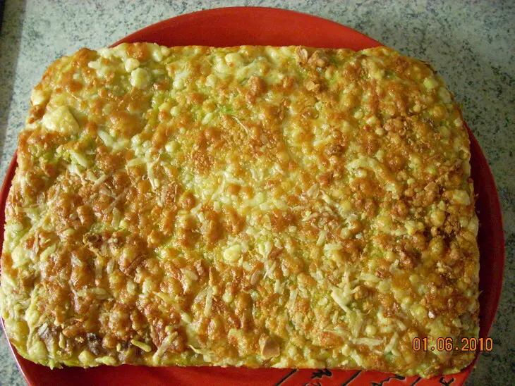 Запеканка "кабачки+кальмары": шаг 9