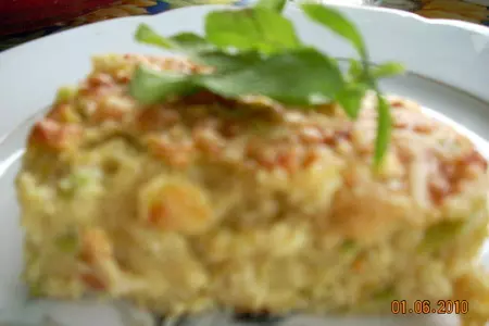 Запеканка "кабачки+кальмары": шаг 10
