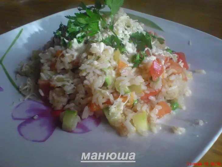 Ризотто(почти) с овощами: шаг 8
