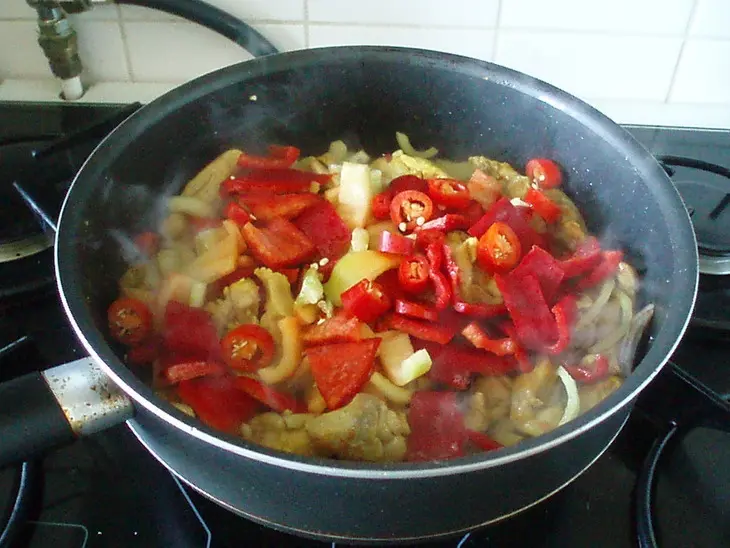 Tequila sunrise chicken, или восход солнца с текилой и курочкой: шаг 6