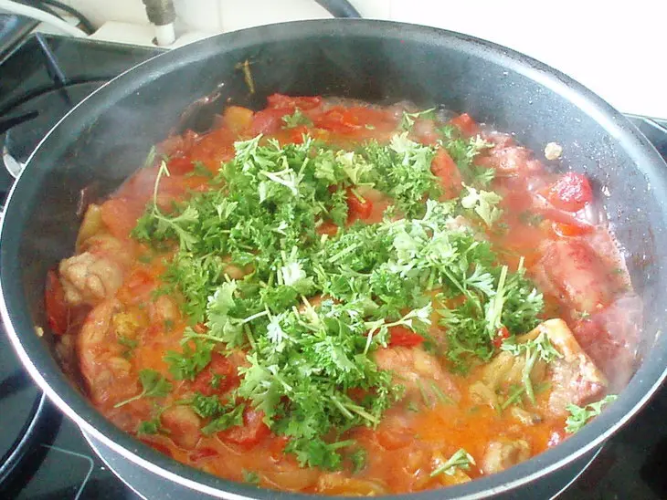 Tequila sunrise chicken, или восход солнца с текилой и курочкой: шаг 10