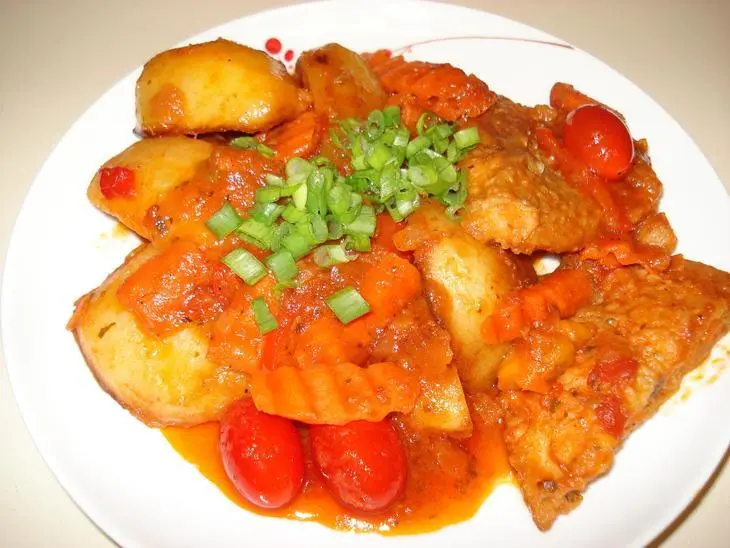 Рыба с картофелем ( донская кухня): шаг 1