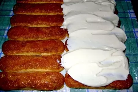 Миндальный тирамису: шаг 1