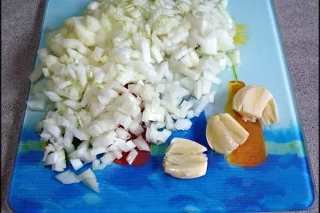 Куми куми смур (пряный кальмар).: шаг 3