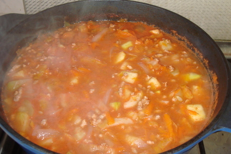 Овощной суп с фаршем: шаг 5