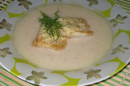 Чесночный крем-суп с беконом: шаг 5