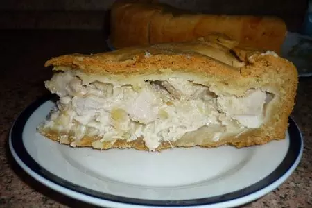 Пирог с куриными грудками: шаг 9