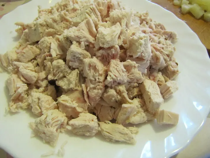 Салат из курицы с карри: шаг 1