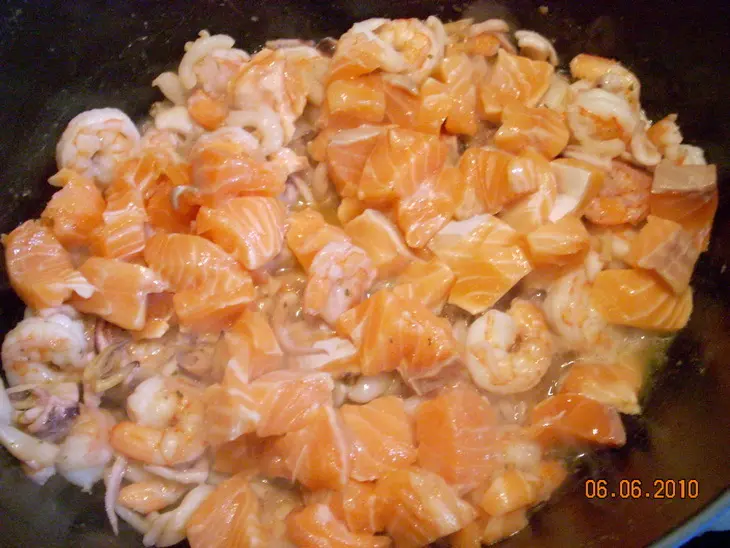 Соус из морепродуктов "allo scoglio": шаг 9
