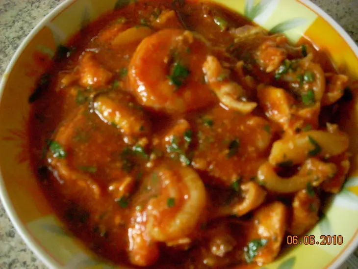 Соус из морепродуктов "allo scoglio": шаг 13
